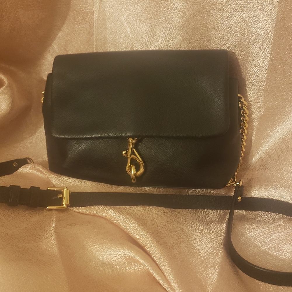 Rebecca Minkoff Flap Crossbody Bag Black - Picture 8 of 12